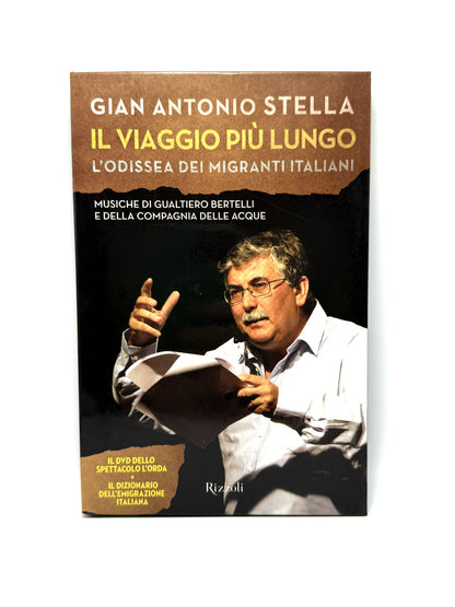 Il viaggio più lungo DVD Cofanetto L'odissea dei migranti italiani Gian Antonio Stella
