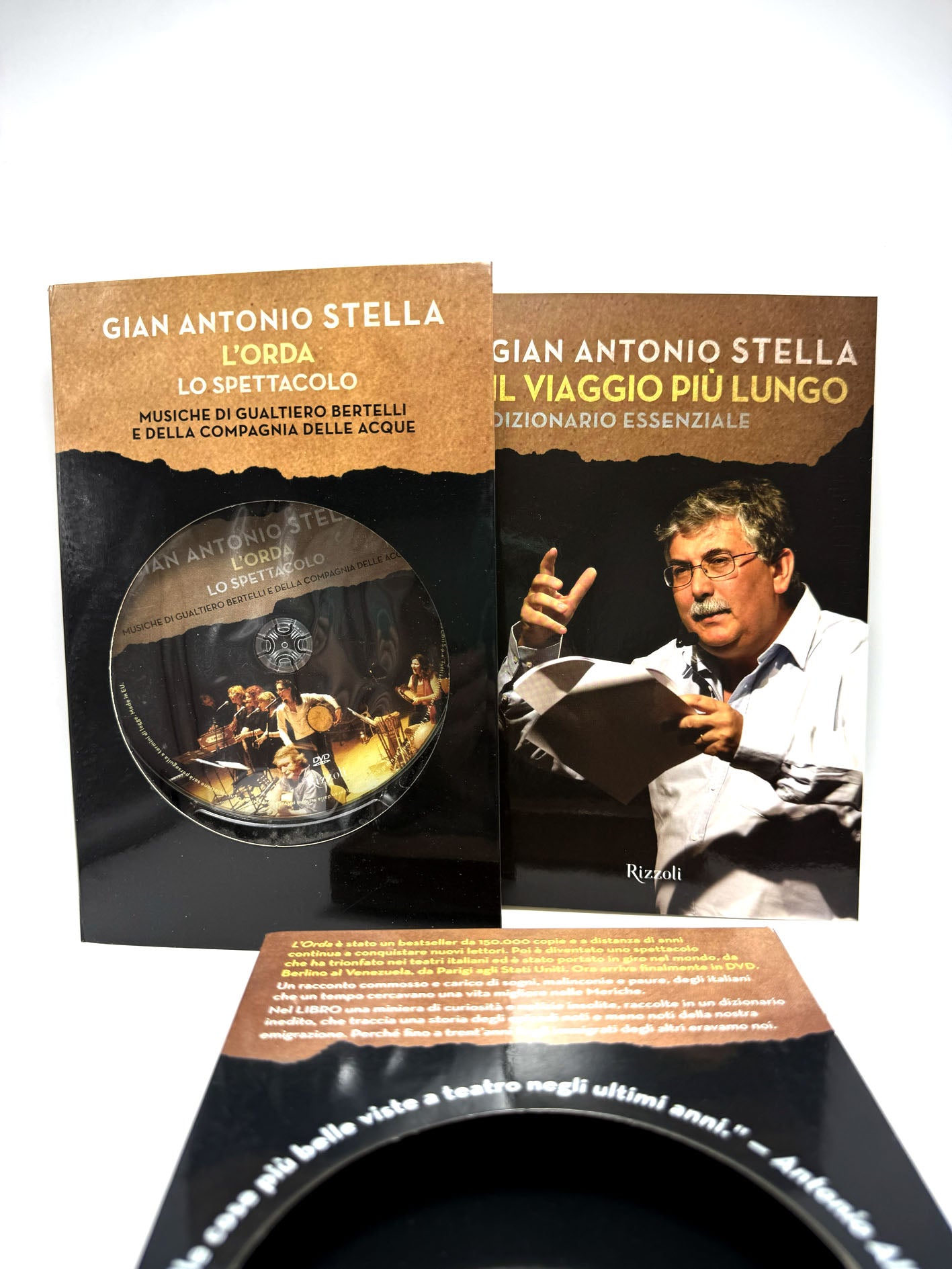 Il viaggio più lungo DVD Cofanetto L'odissea dei migranti italiani Gian Antonio Stella