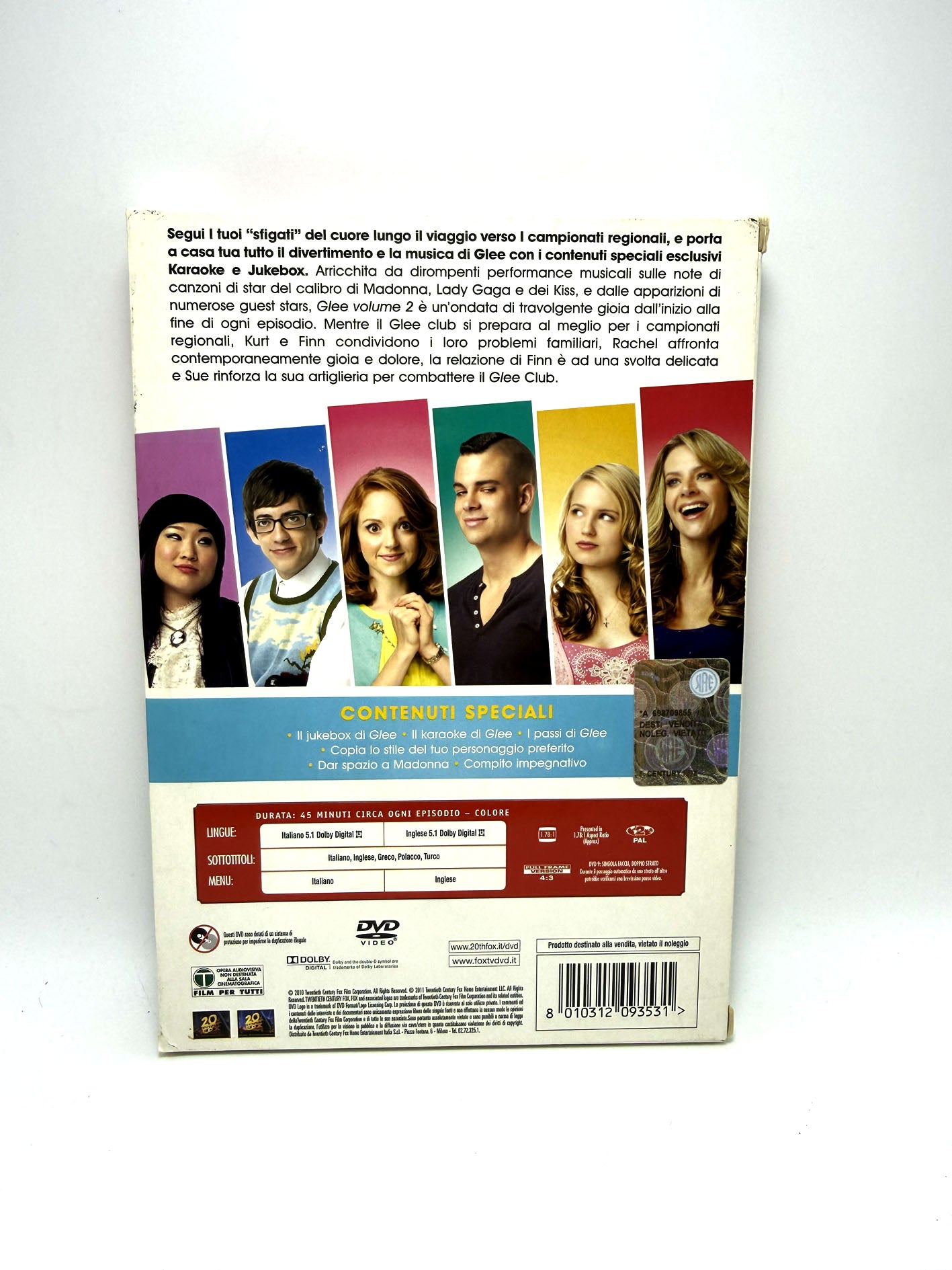 Glee Cofanetto 3 DVD Stagione 1 Volume 2 ITA Edizione speciale