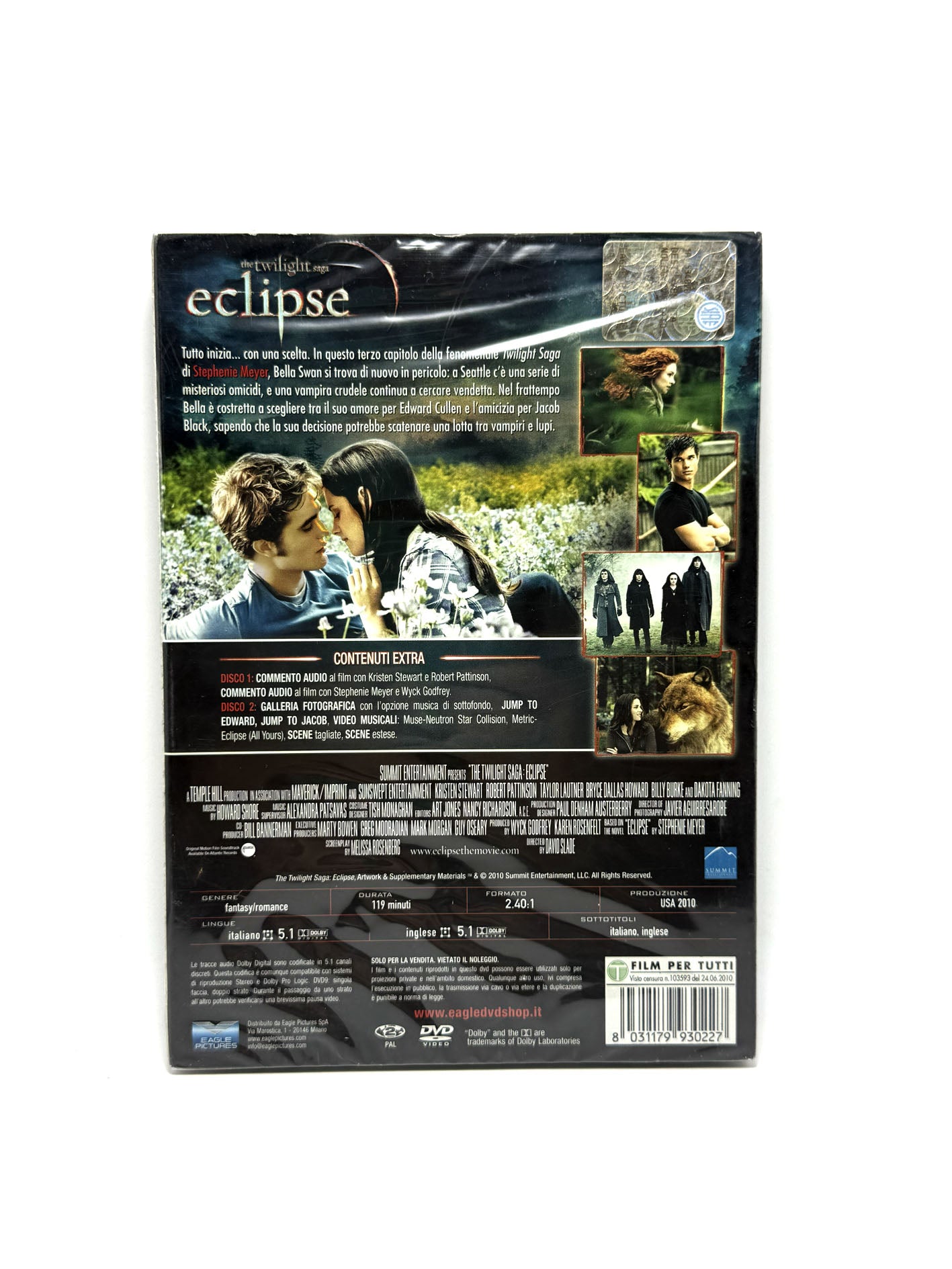 The Twilight saga Eclipse 2 DVD Special Edition Bella Edward
