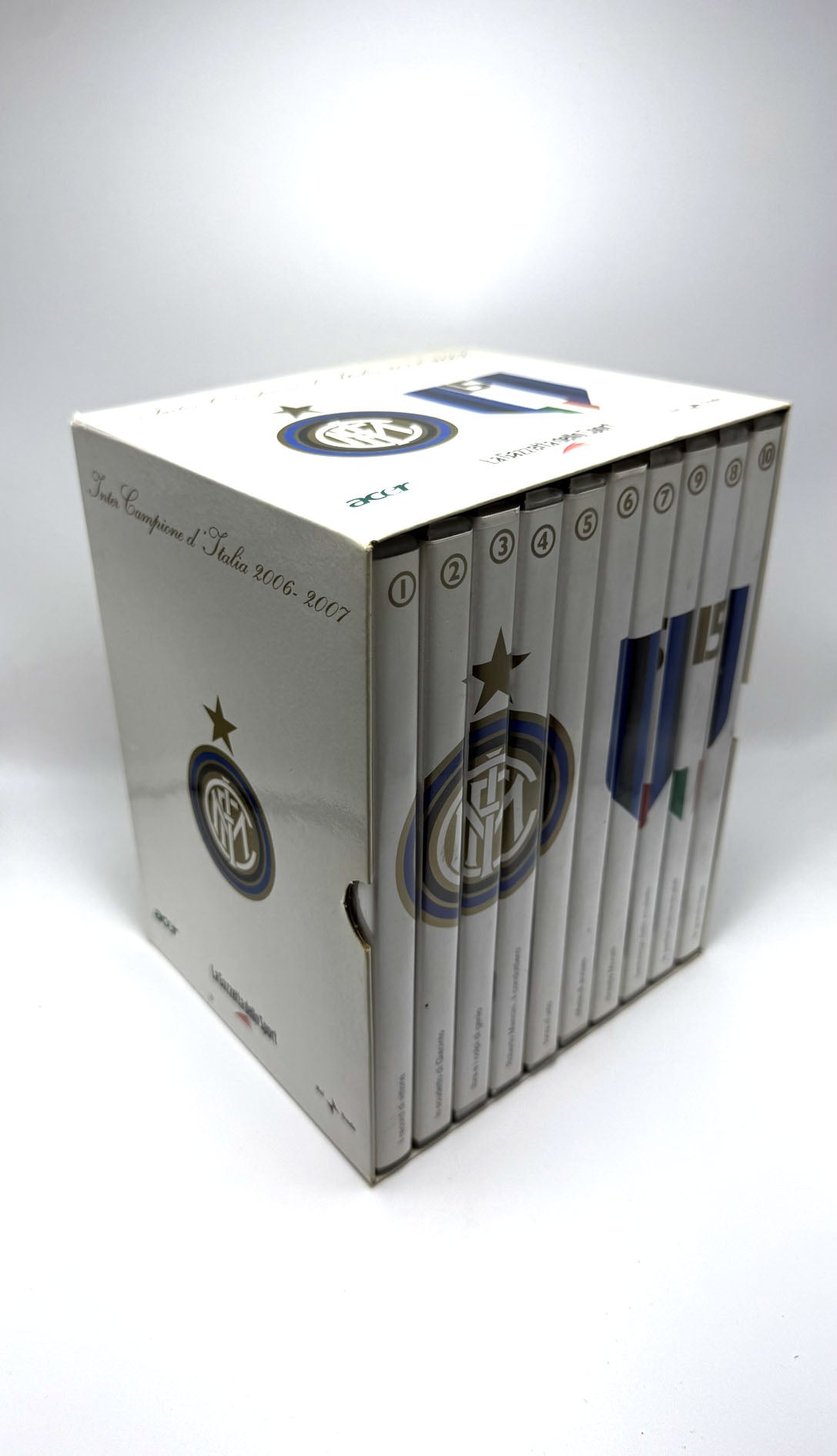 Inter Campioni d'Italia FC Cofanetto 10 DVD 15 scudetto La Gazzetta dello sport