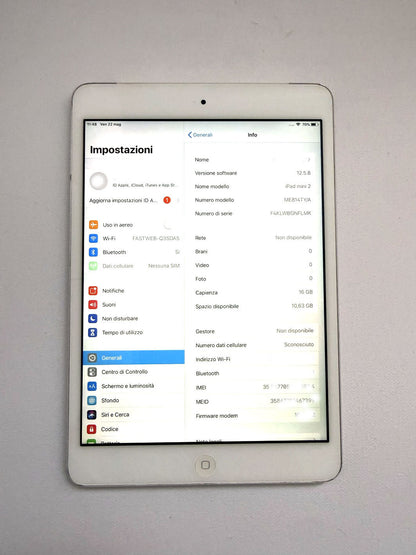 iPad Mini 2 Wi Fi + Cellular Sim 2013 16 GB Silver #4