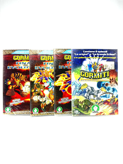 Gormiti Final Evolution + Gli invincibili signori della paura Set 4 DVD 1° 2° 4° episodio