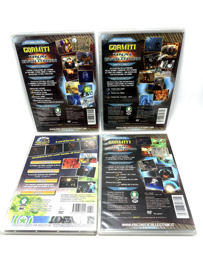 Gormiti Final Evolution + Gli invincibili signori della paura Set 4 DVD 1° 2° 4° episodio