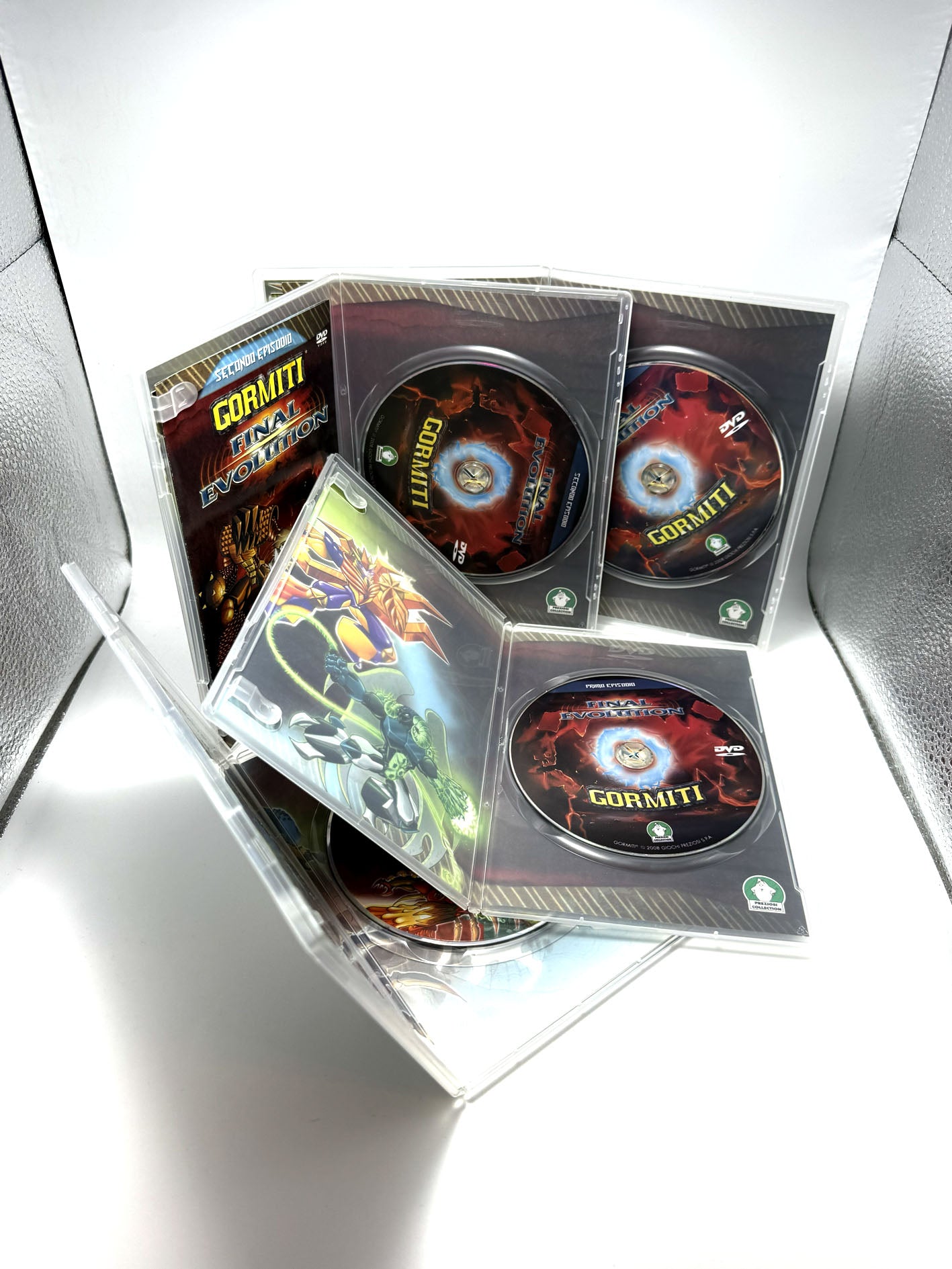 Gormiti Final Evolution + Gli invincibili signori della paura Set 4 DVD 1° 2° 4° episodio