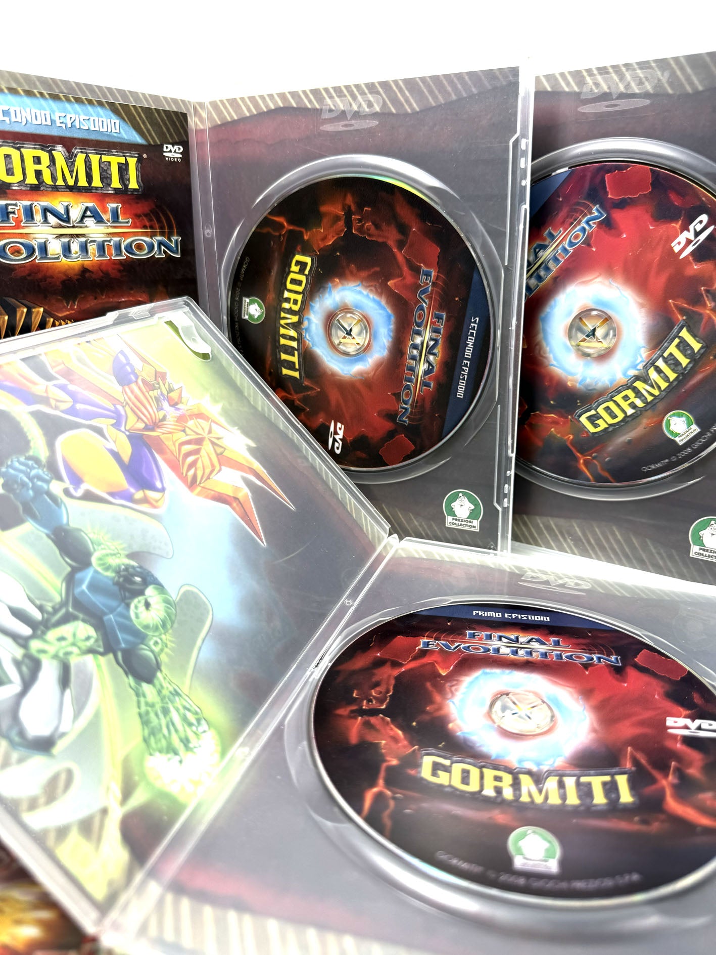 Gormiti Final Evolution + Gli invincibili signori della paura Set 4 DVD 1° 2° 4° episodio