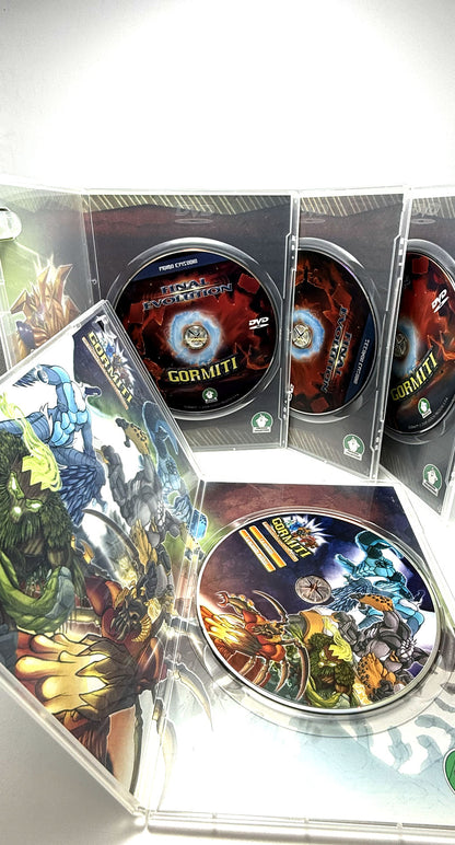Gormiti Final Evolution + Gli invincibili signori della paura Set 4 DVD 1° 2° 4° episodio