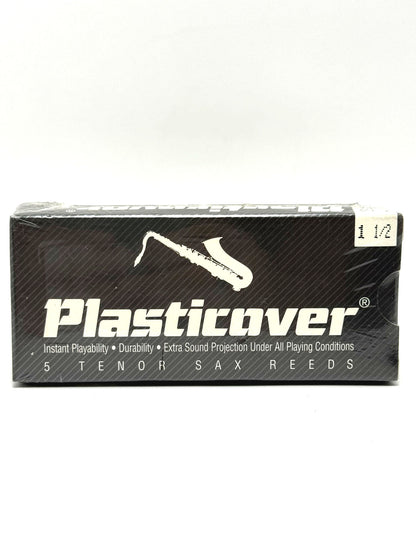 Rico Plasticover Ance Sax Tenor Confezione 5 Pz Reeds 1 1/2 Sassofono Tenore French File Cut