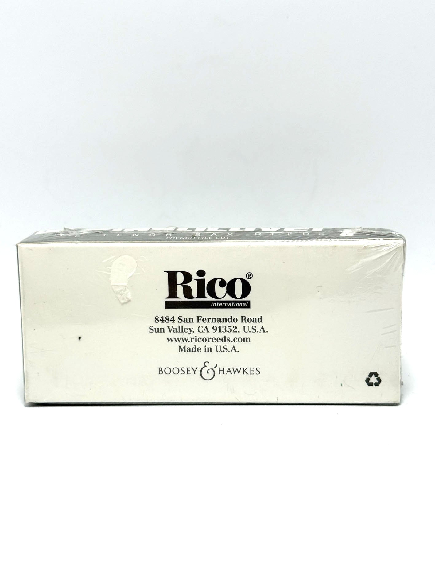 Rico Plasticover Ance Sax Tenor Confezione 5 Pz Reeds 1 1/2 Sassofono Tenore French File Cut