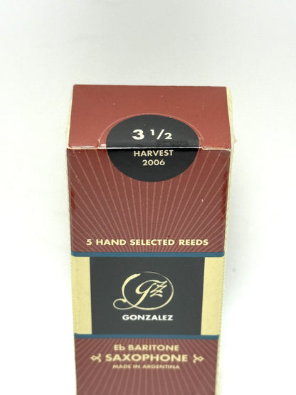 Gonzalez Ance Sax Baritone Confezione 5Pz Reeds 3,5 Eb Sassofono Baritono