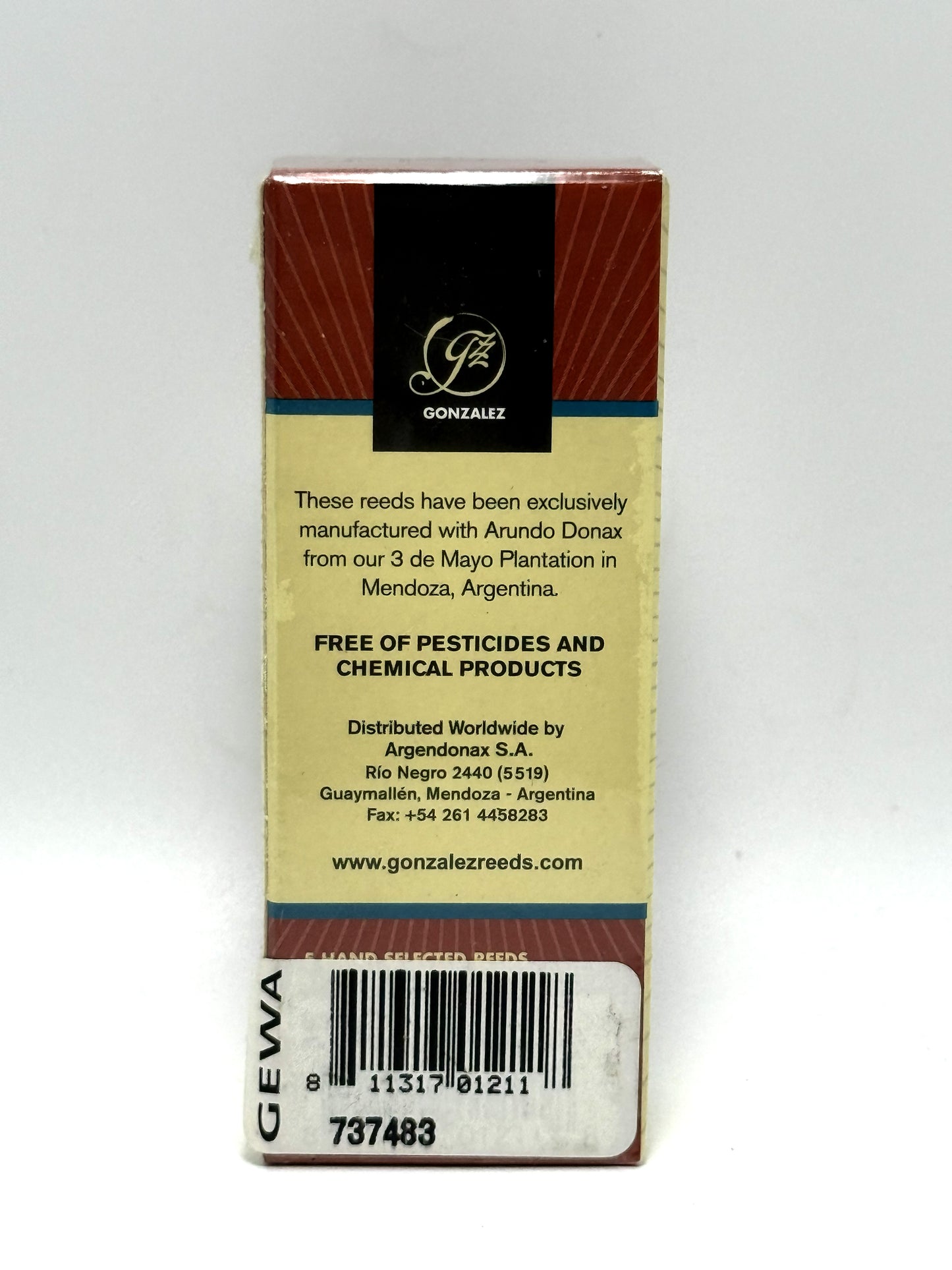 Gonzalez Ance Sax Baritone Confezione 5Pz Reeds 3,5 Eb Sassofono Baritono