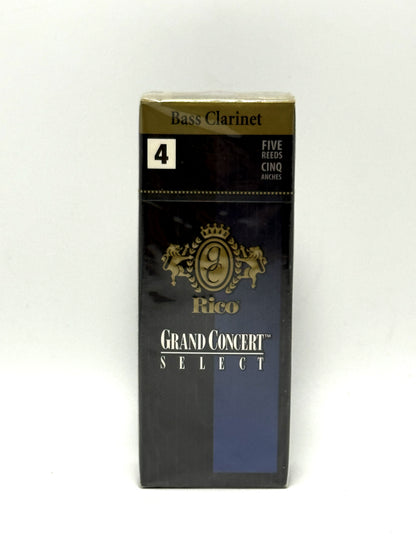 Rico Grand Concert Select Bass Clarinet Confezione 5 Pz Reeds 4 Clarinetto basso