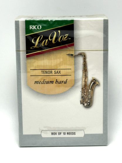 Rico La Voz Ance Sax Tenor Confezione 10 Pz Reeds Medium Hard Sassofono Tenore