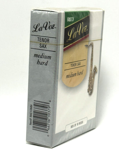 Rico La Voz Ance Sax Tenor Confezione 10 Pz Reeds Medium Hard Sassofono Tenore