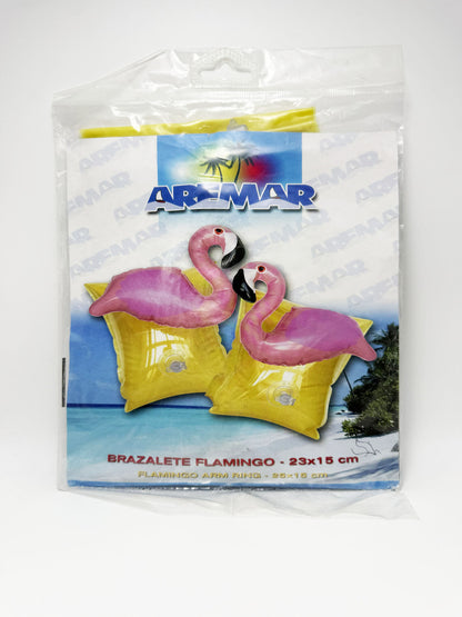 Braccioli gonfiabili flamingo bambini Aremar salvagente fenicottero swim arm ring