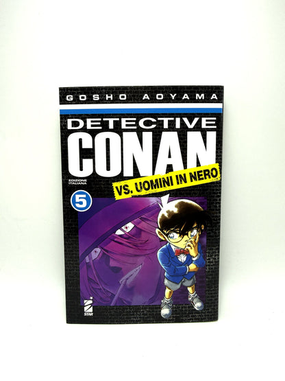 Detective Conan vs. Uomini in nero vol. 5 Gosho Aoyama Manga Fumetto Nuovo