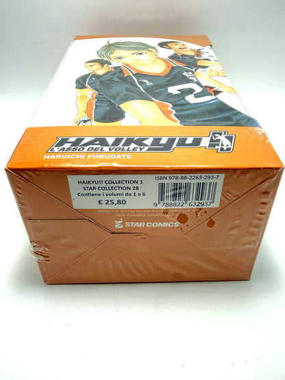 Haikyu!! L'asso del volley Collection n. 1 Cofanetto Box #1-6 Haruichi Furudate Manga Fumetto Nuovo