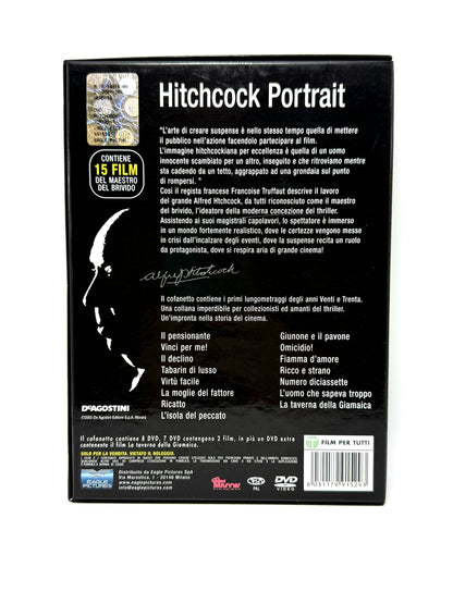 Hitchcock Portrait 8 Dvd Cofanetto 15 Film Movie Thriller Maestro del brivido