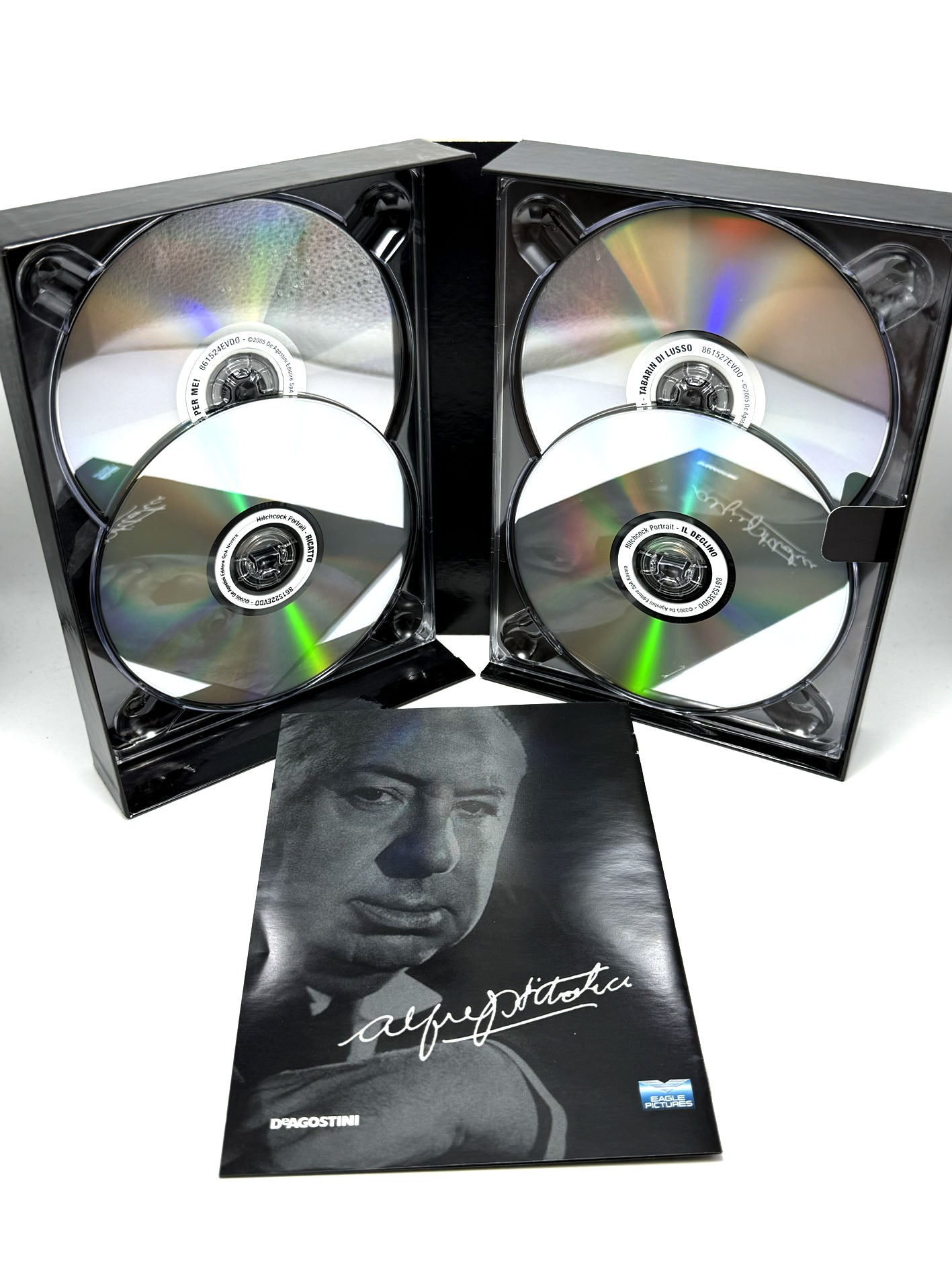 Hitchcock Portrait 8 Dvd Cofanetto 15 Film Movie Thriller Maestro del brivido