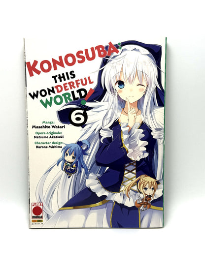 Konosuba This Wonderful World vol. 6 Masahito Watari Manga Fumetto Nuovo