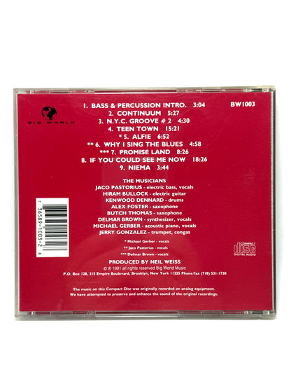 Pastorius Live In New York City Volume Three (Promise Land) CD