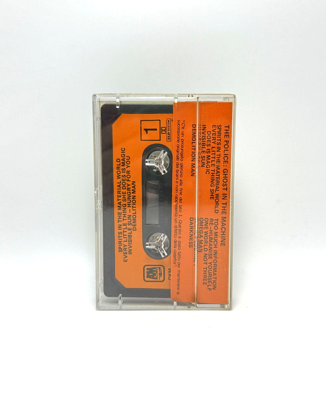 The Police Ghost In The Machine cassetta audio mc 1981
