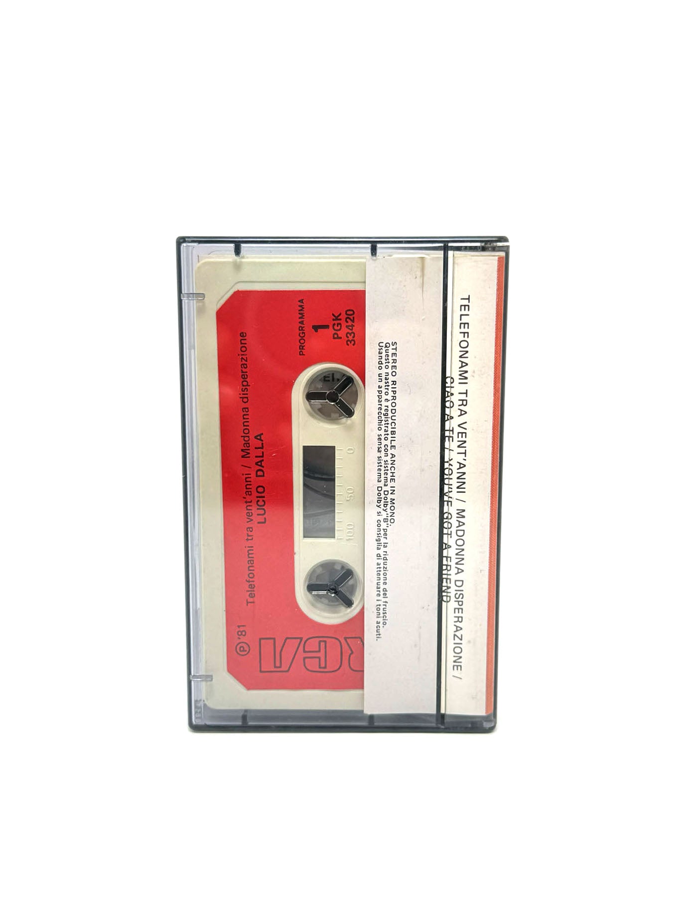 Lucio Dalla Lucio Dalla cassetta audio mc 1981