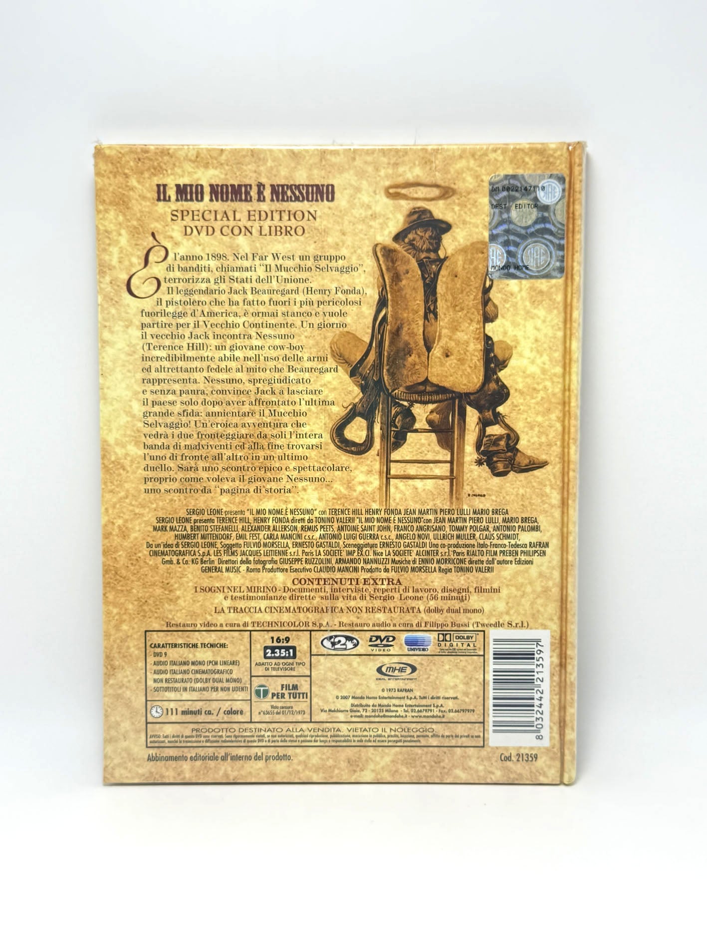 Il mio nome è nessuno Special Edition Con libro DVD Terence Hill  Henry Fonda Film movie