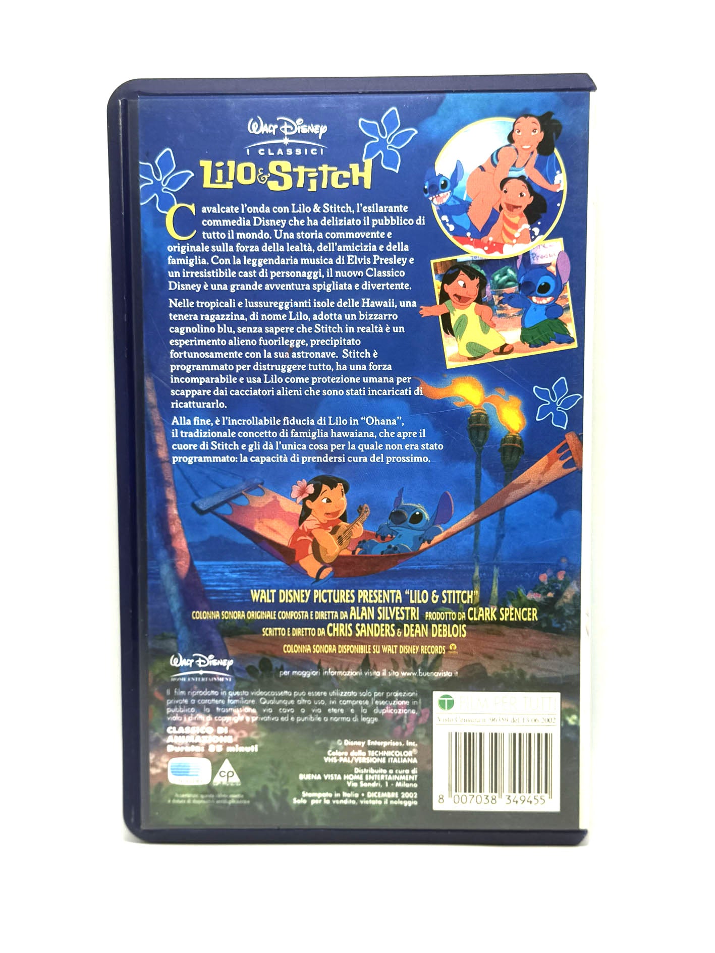 Lilo & Stitch VHS Videocassetta Walt Disney I classici VHS Film Animazione movie