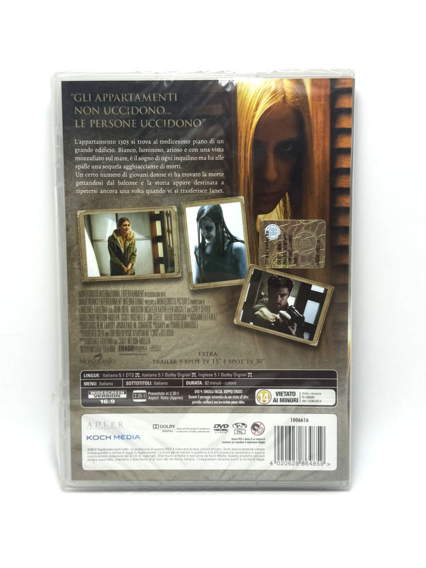 1303 la paura ha inizio Adler Entertainment DVD Film Horror movie