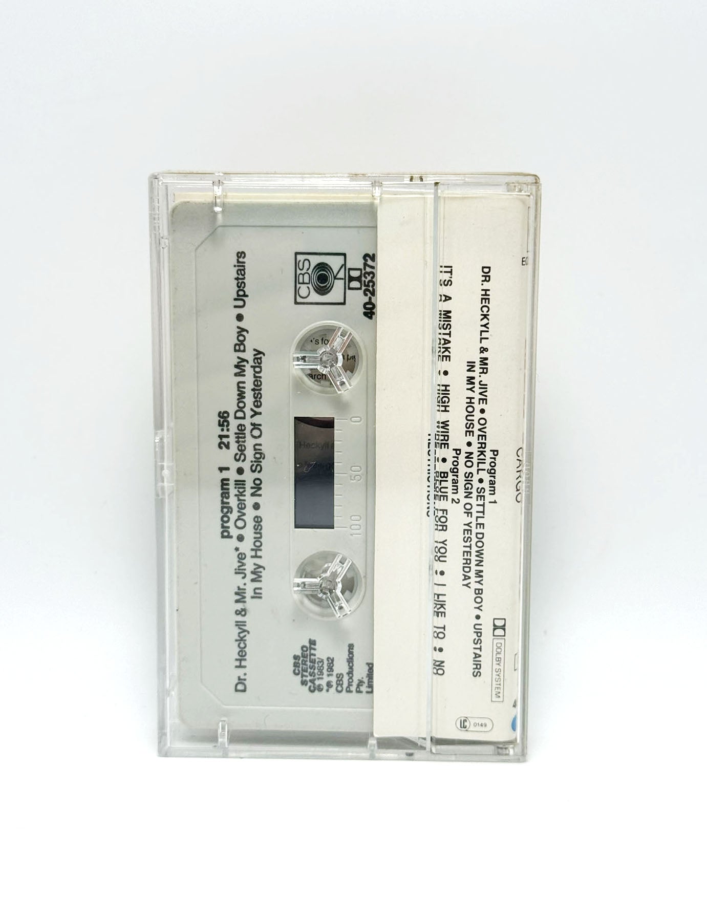 Men At Work ‎Cargo cassetta audio mc 1983