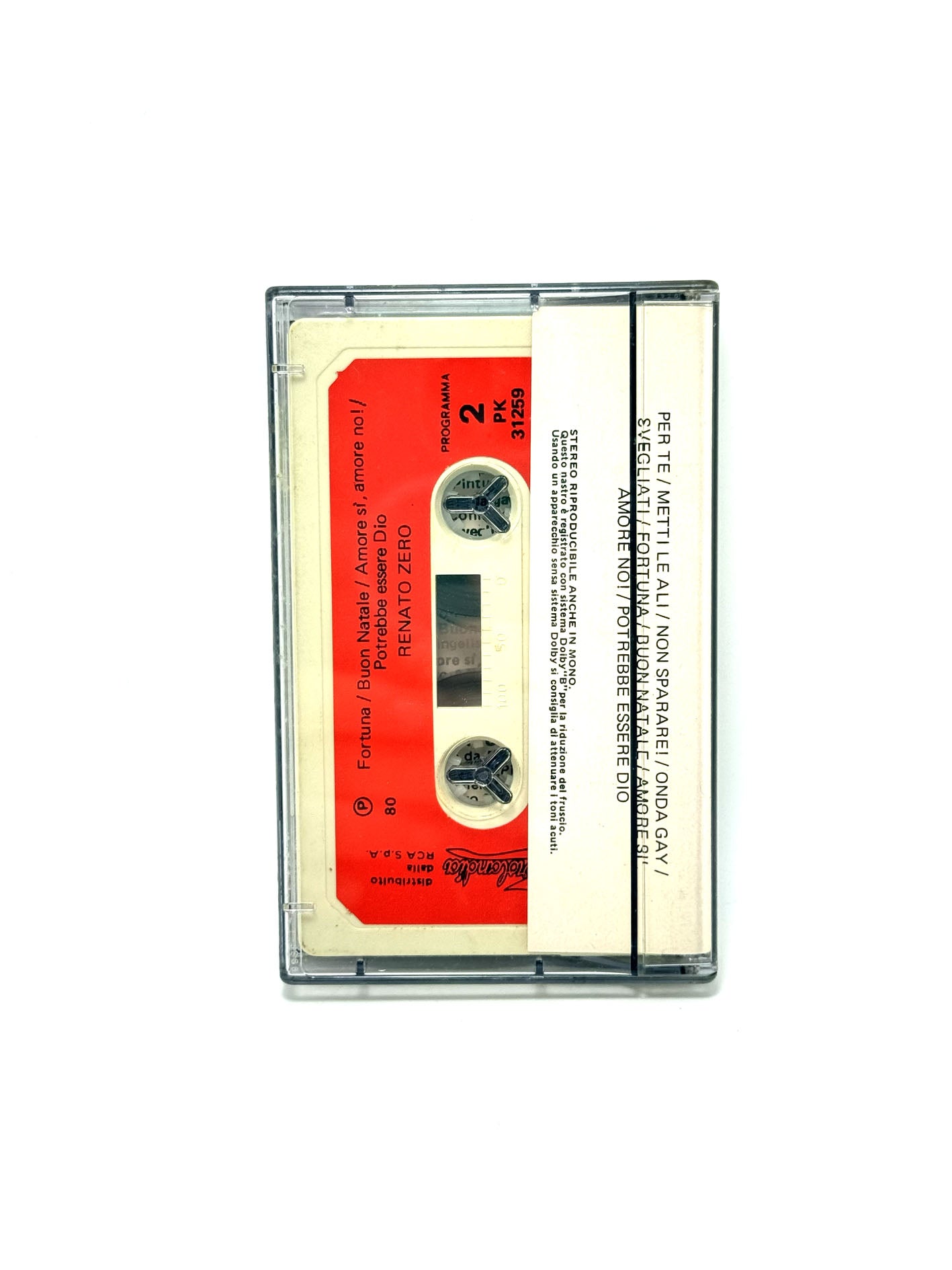 Renato Zero Tregua II° cassetta audio mc 1980