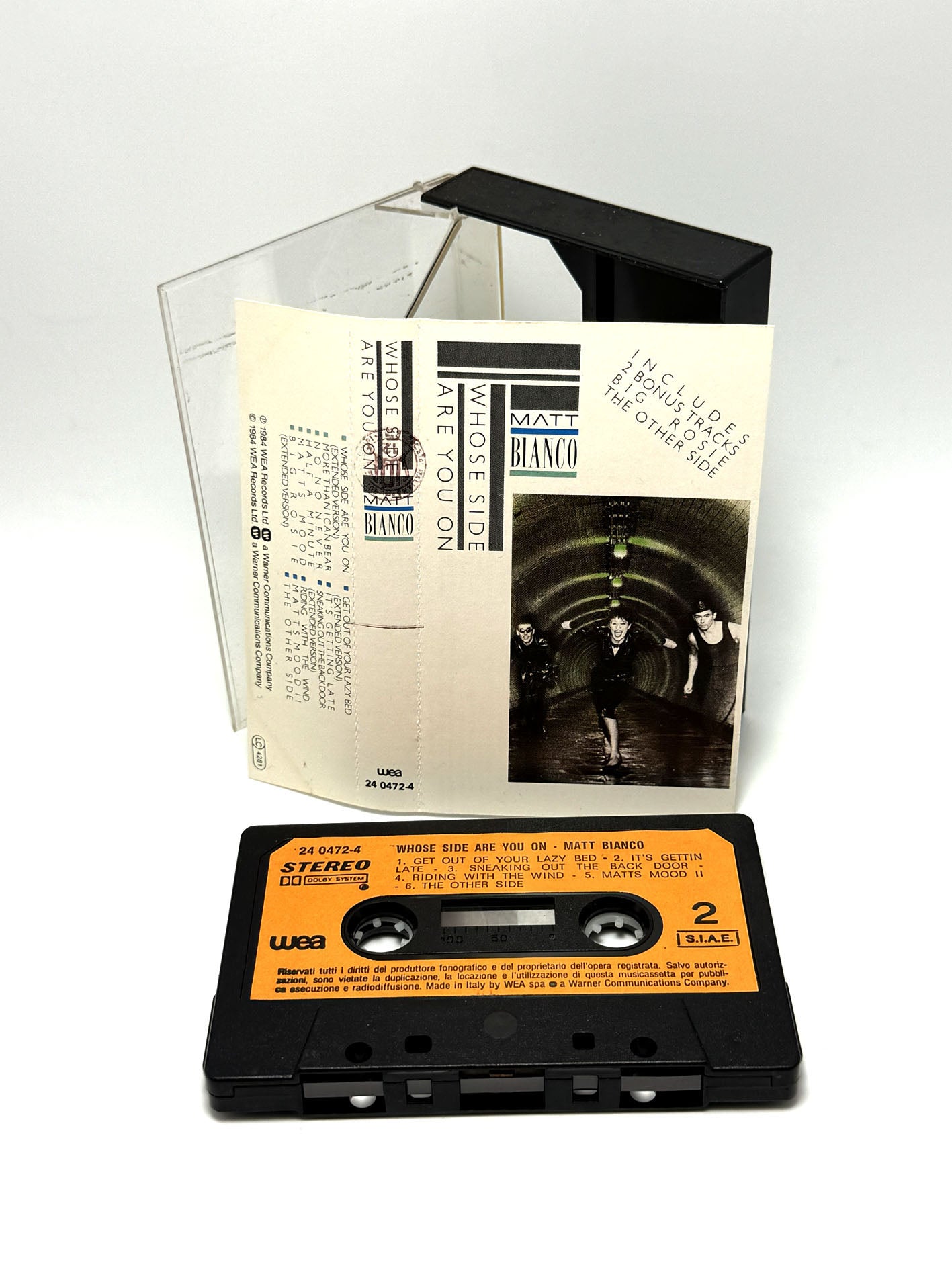 Matt Bianco Whose Side Are You On cassetta audio mc 1984