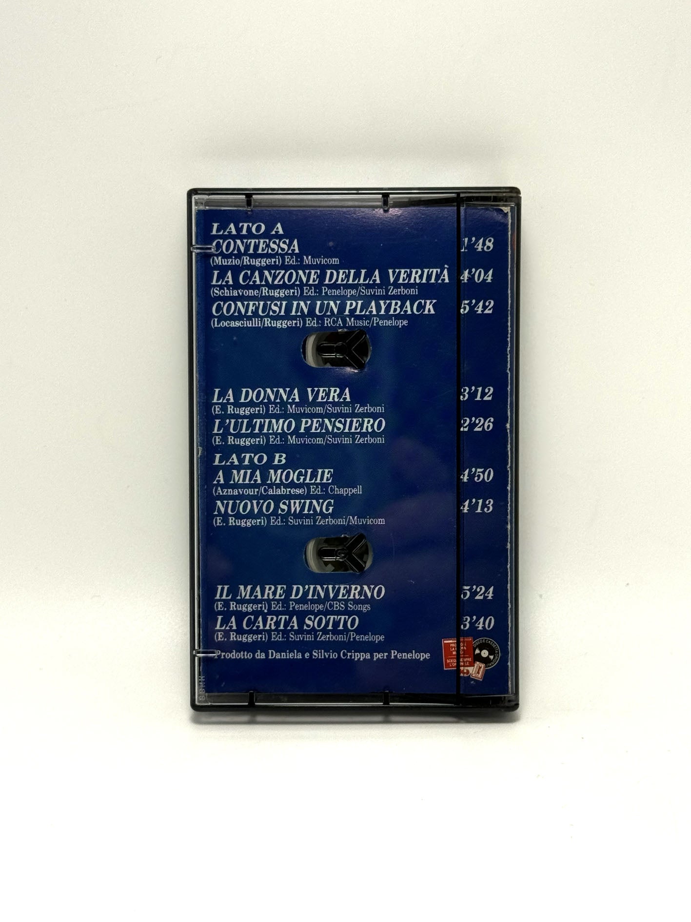 Enrico Ruggeri Vai Rrouge Vol. 1 cassetta audio mc 1987