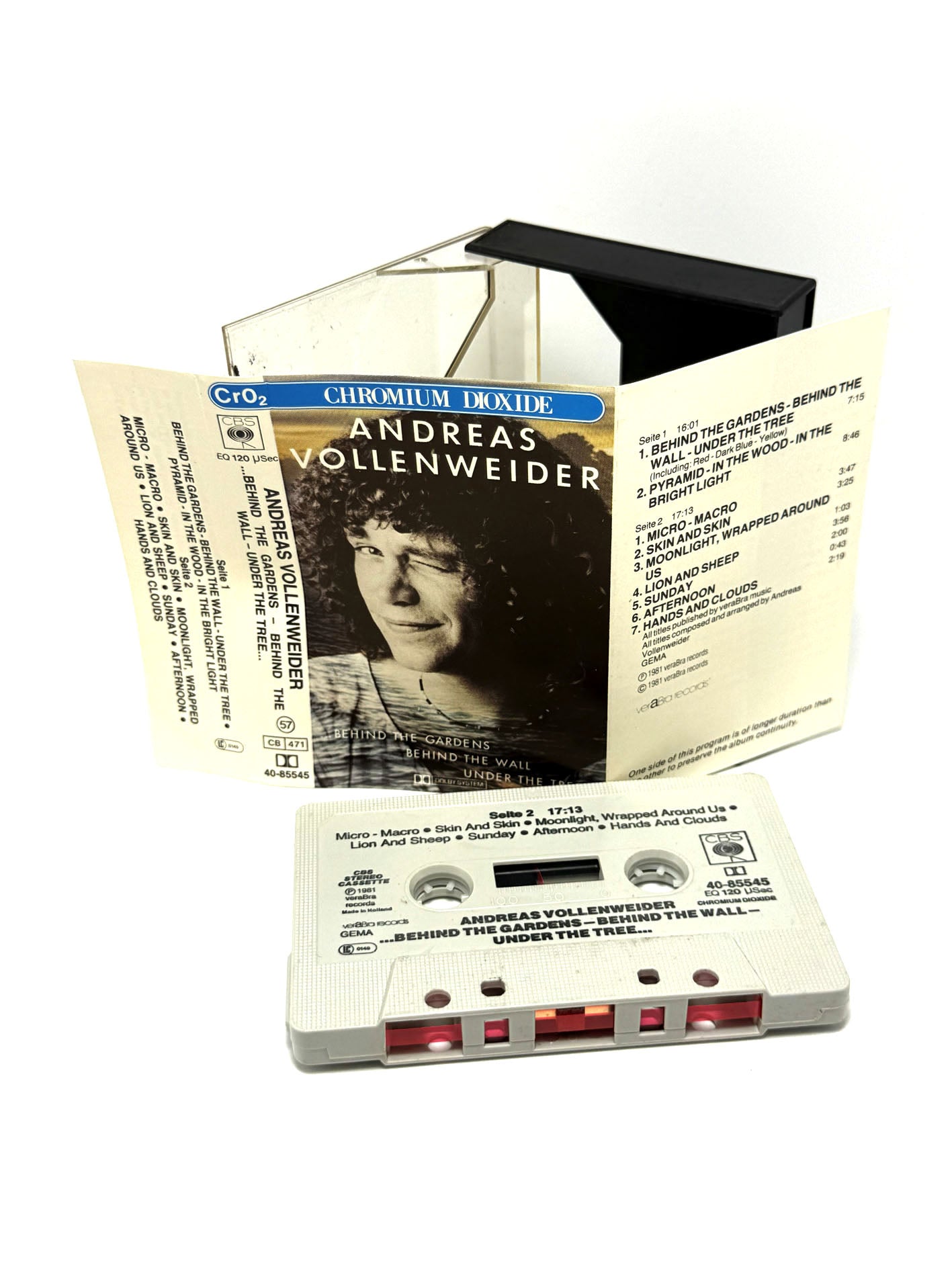 Andreas Vollenweider ‎...Behind The Gardens - Behind The Wall - Under The Tree... cassetta audio mc 1981