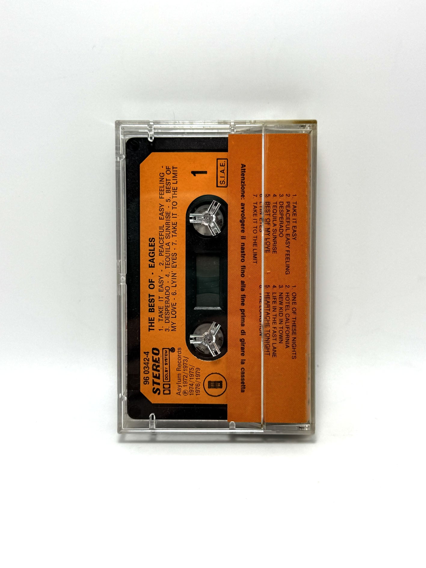 The Eagles The Best Of Eagles cassetta audio mc ITA 1985