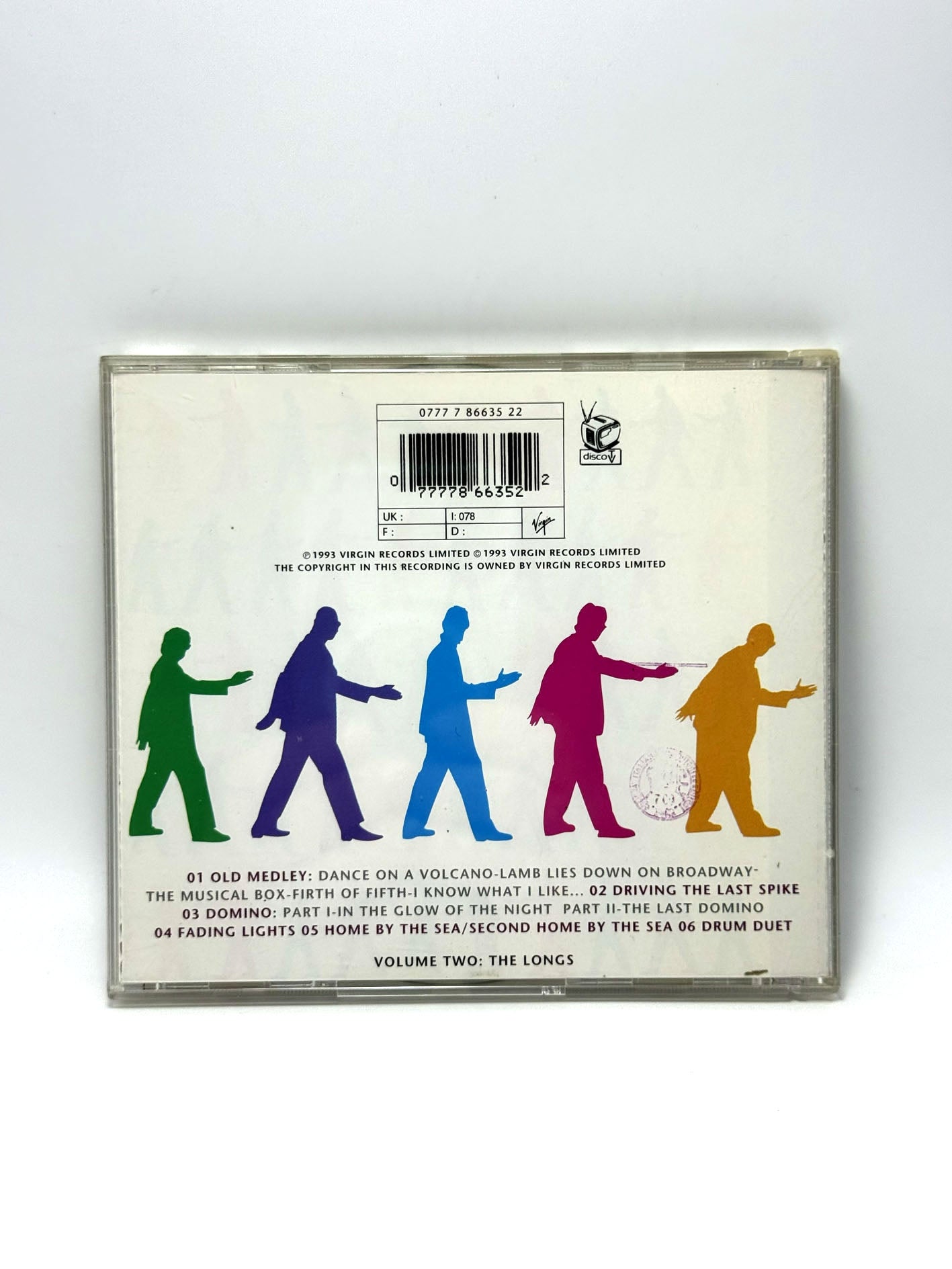 Genesis Live The Way We Walk Volume Two: The Longs CD 1993