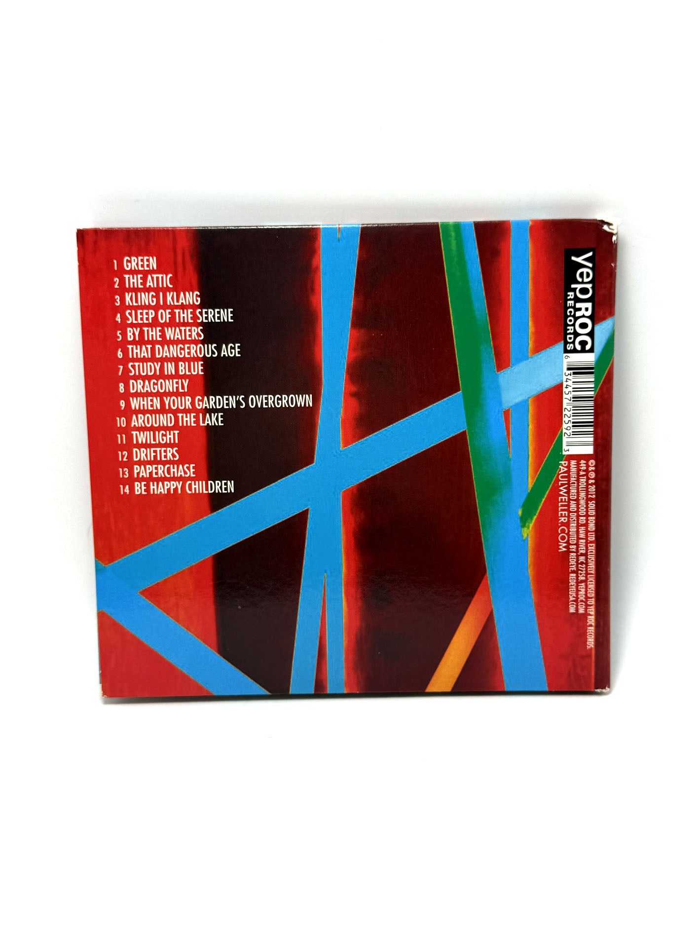 Paul Weller Sonik Kicks CD 2012 Digipack