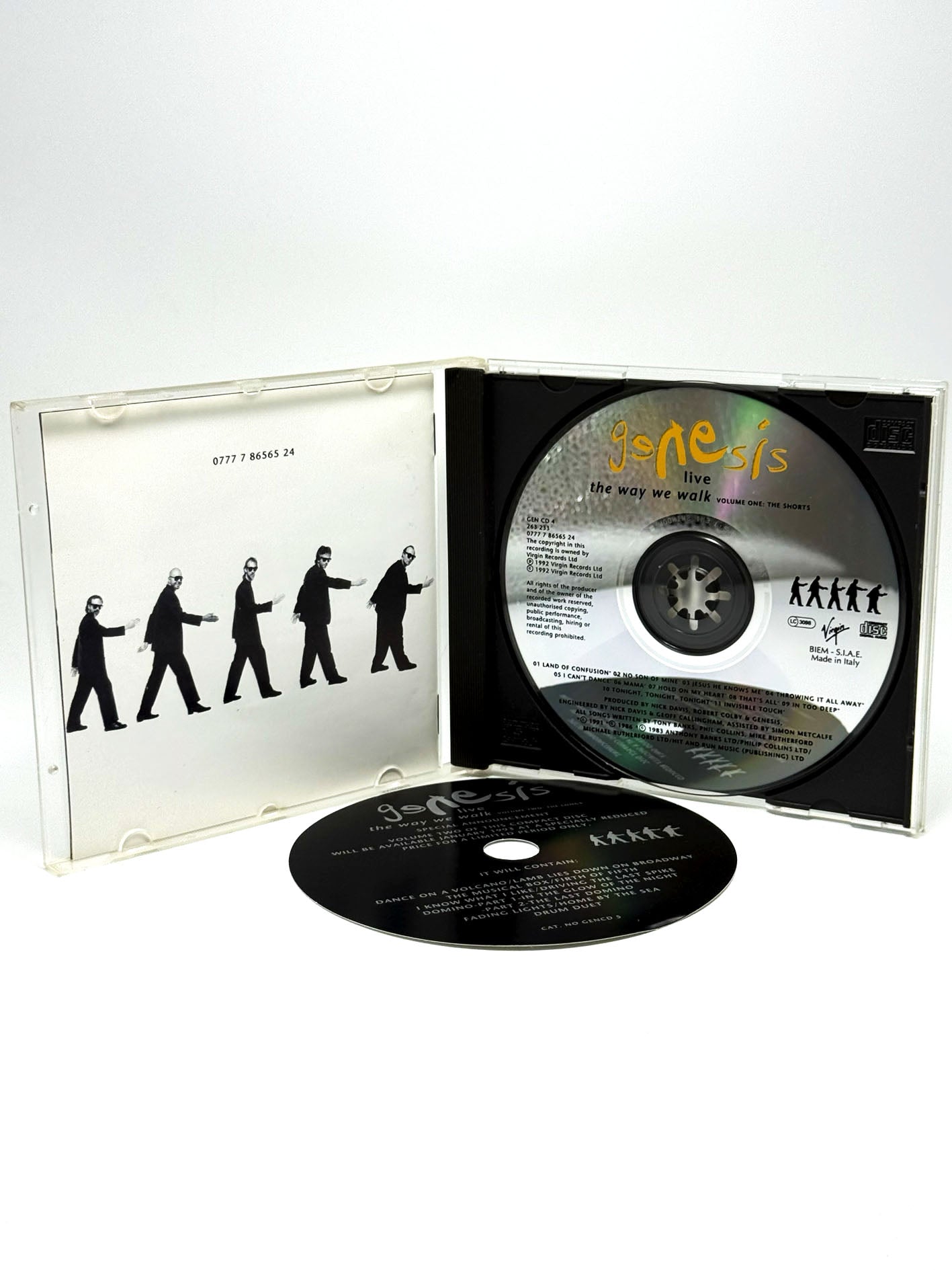 Genesis Live The Way We Walk Volume One: The Shorts CD 1992