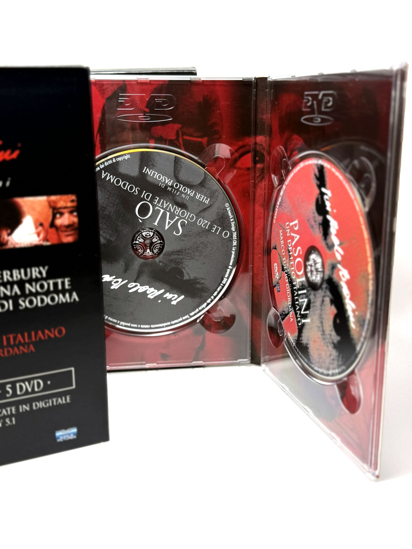 Pier Paolo Pasolini I Capolavori Box 5 DVD Film Movie Edizione speciale con Esclusiva