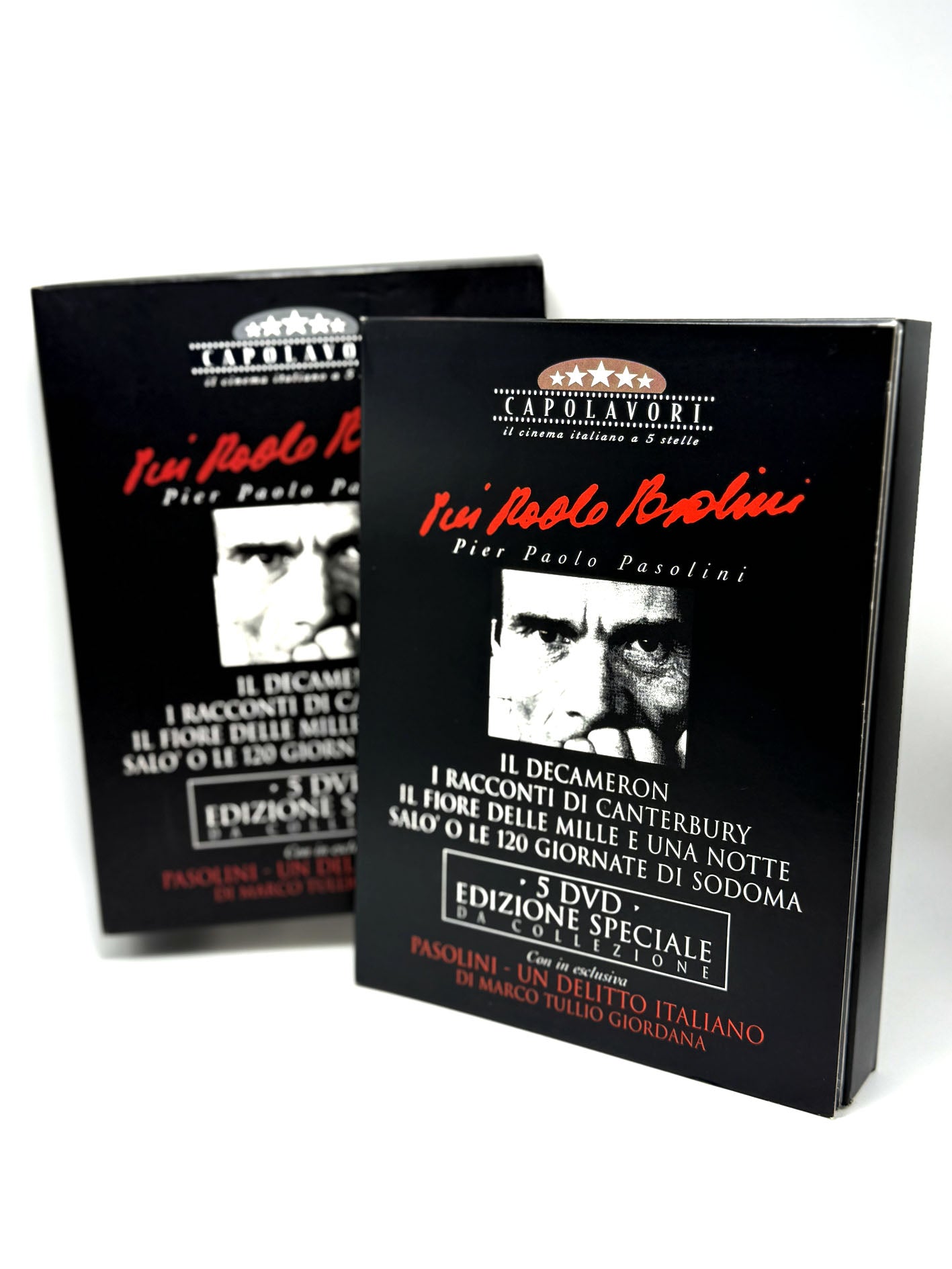 Pier Paolo Pasolini I Capolavori Box 5 DVD Film Movie Edizione speciale con Esclusiva