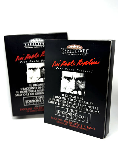 Pier Paolo Pasolini I Capolavori Box 5 DVD Film Movie Edizione speciale con Esclusiva
