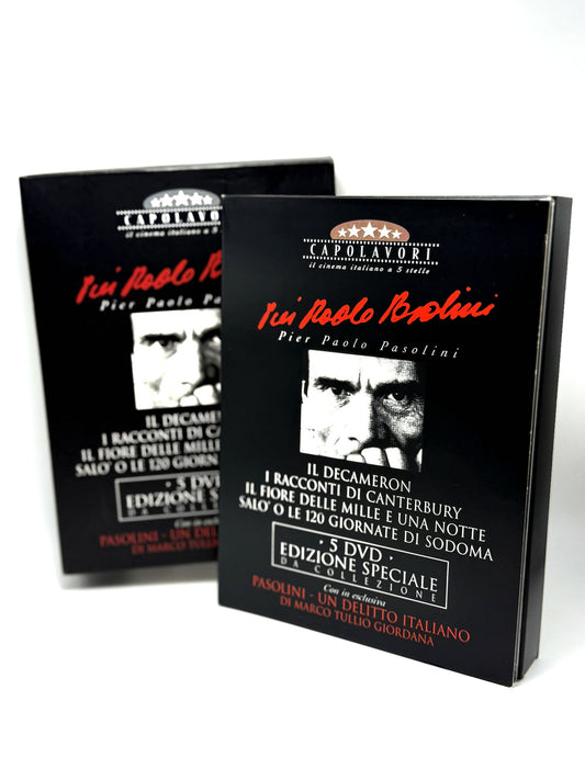 Pier Paolo Pasolini I Capolavori Box 5 DVD Film Movie Edizione speciale con Esclusiva
