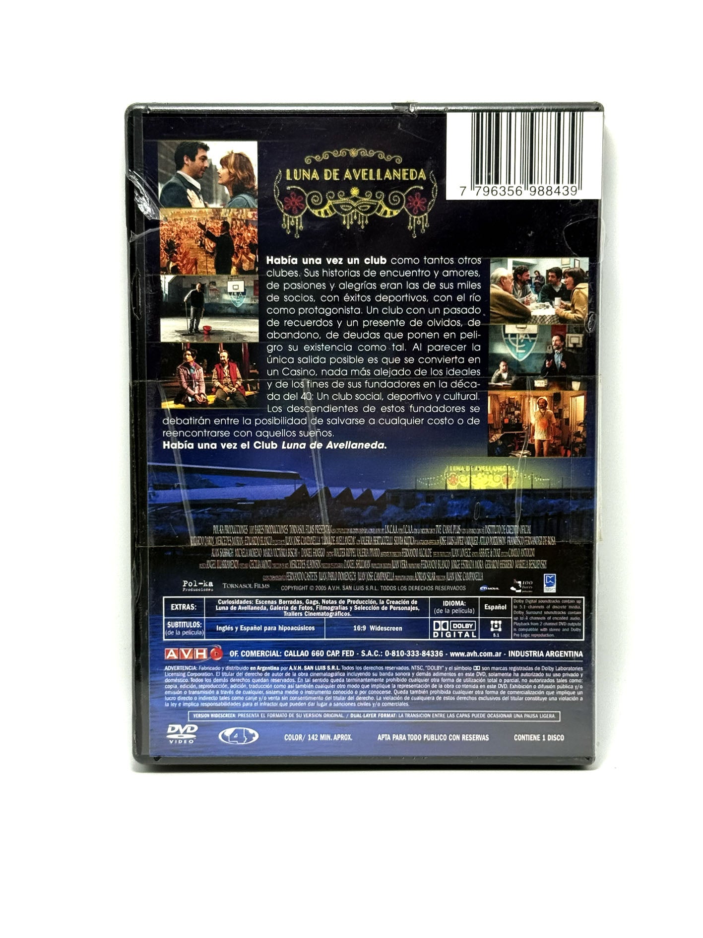 Luna De Avellaneda Moon Of Avellaneda Dvd Raro Film  Movie Juan José Campanella