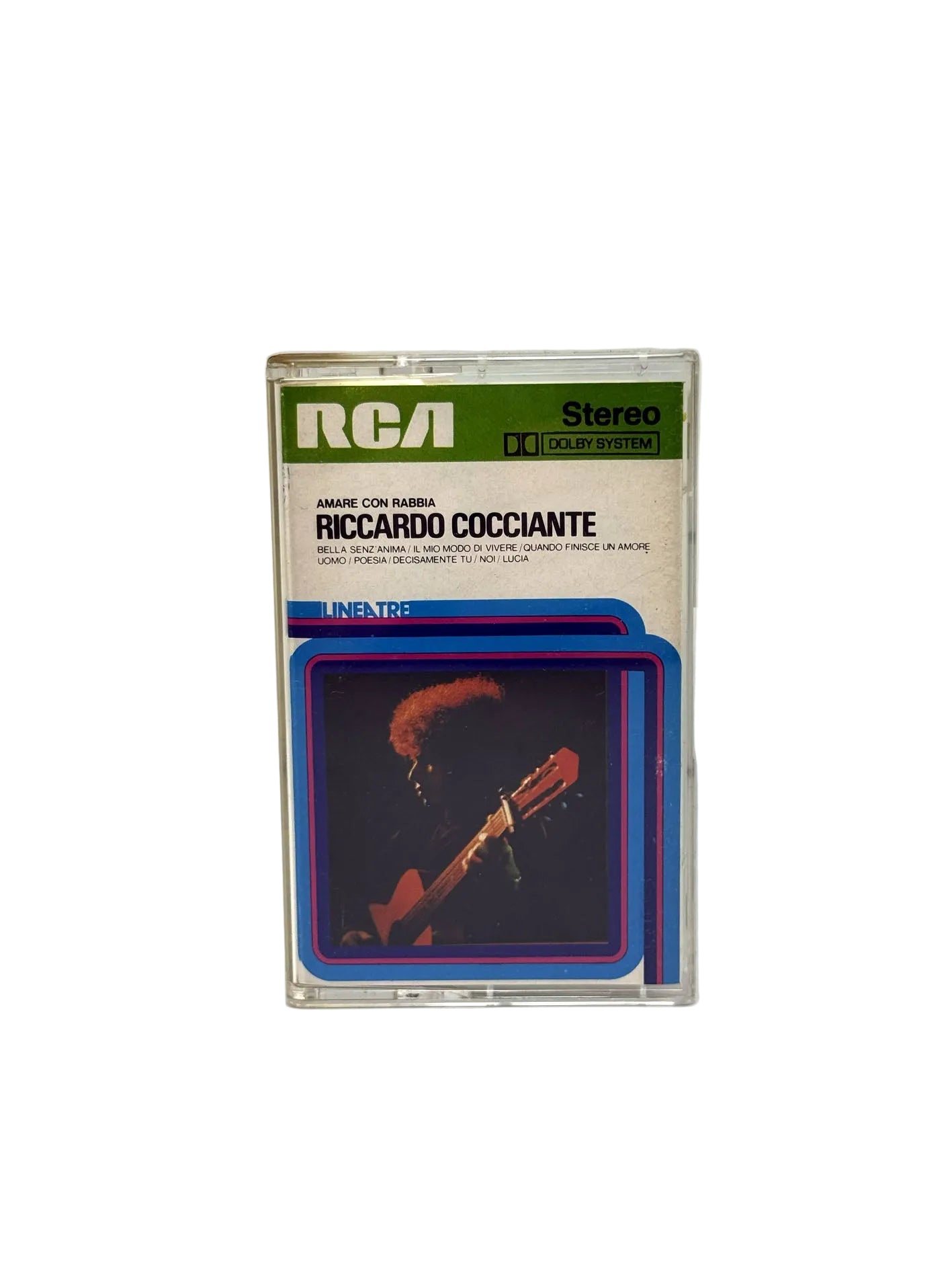 Riccardo Cocciante Amare Con Rabbia cassetta audio mc 1976
