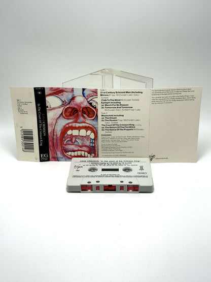 King Crimson In The Court Of The Crimson King cassetta audio mc rara