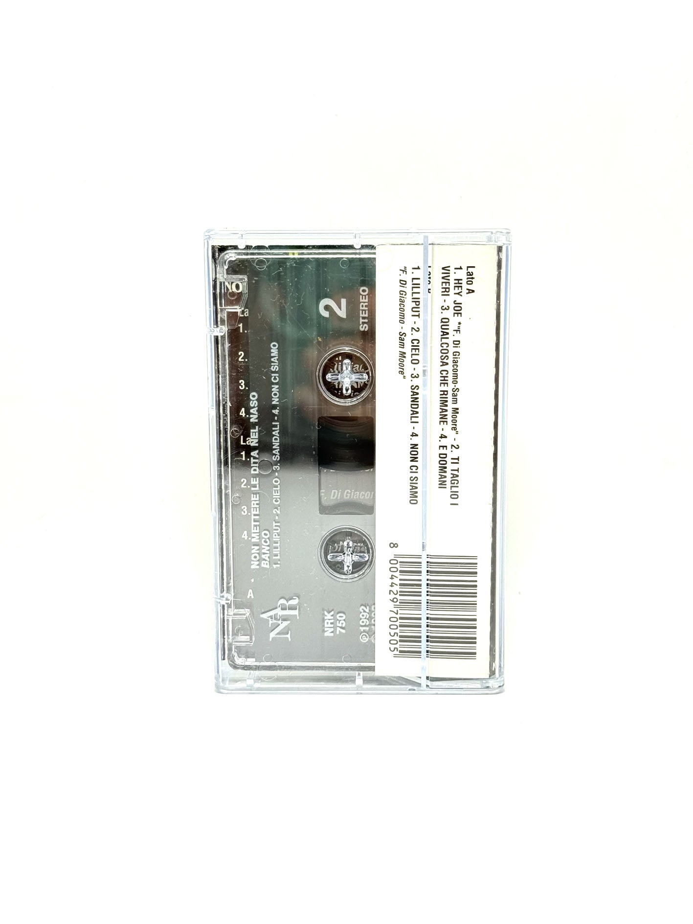 Banco Presenta Francesco Di Giacomo Non Mettere Le Dita Nel Naso cassetta audio mc 1989