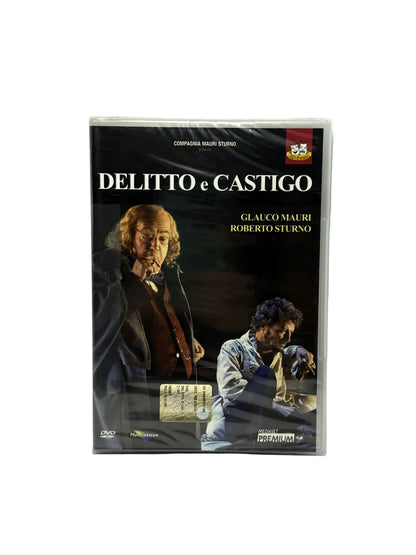 Delitto e castigo DVD Film Movie Teatrale Glauco Mauri Roberto Sturno Raro