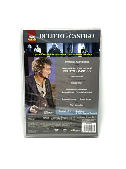 Delitto e castigo DVD Film Movie Teatrale Glauco Mauri Roberto Sturno Raro