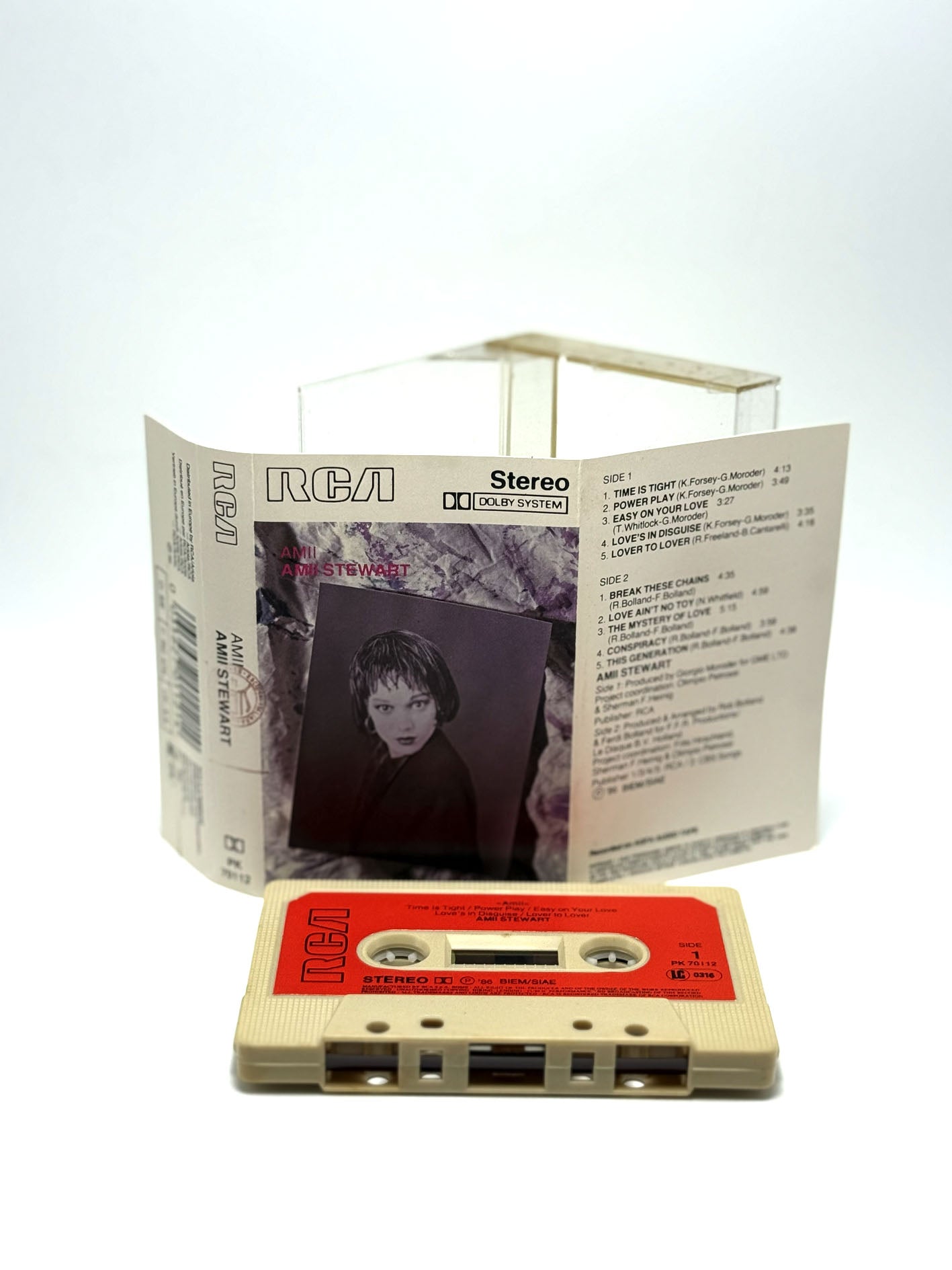 Amii Stewart Amii cassetta audio mc 1986